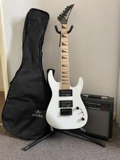 Jackson JS1X DK-Minion Snow White Guitar Bundle – Pristine/Mint Condition