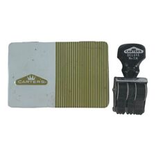 Vintage Carter's Deluxe Extra Service No 1 1/2 Felt Ink Pad Stamp Made In USA