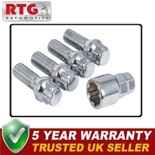4x Locking Wheel Bolts For VW