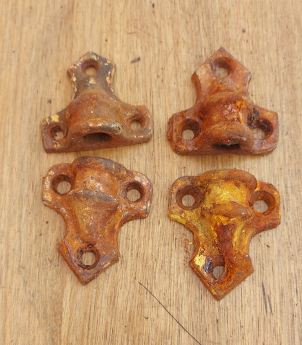 Vintage iron gate - iron, hinges