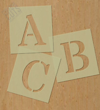 Individual Letter Stencils, Small to Extra Large Full Alphabet - Premium Mylar