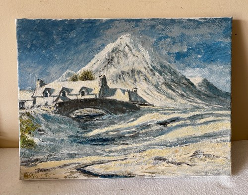 Vintage oil painting - , scottish