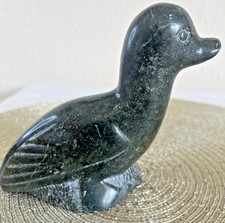 Inuit Soapstone Duck Carving