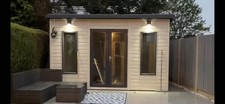 12X8 SUMMERHOUSE PENT GARDEN