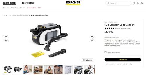 Kärcher steam cleaner 3 - steam, se