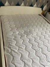 Waterbed hard sided complete solid pine upper BWB mattress 75% stabilized 