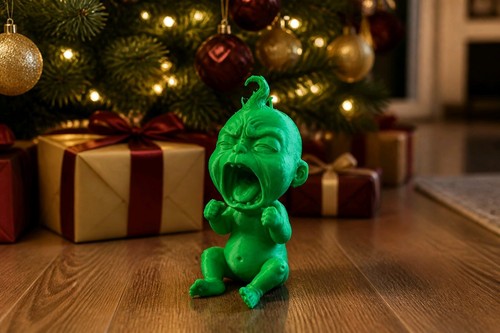 Baby grinch christmas ornament - baby,