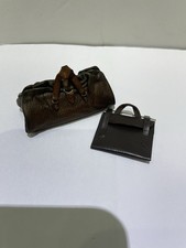 Exquisite 1/12th Scale Leather Hold-all And Music Bag