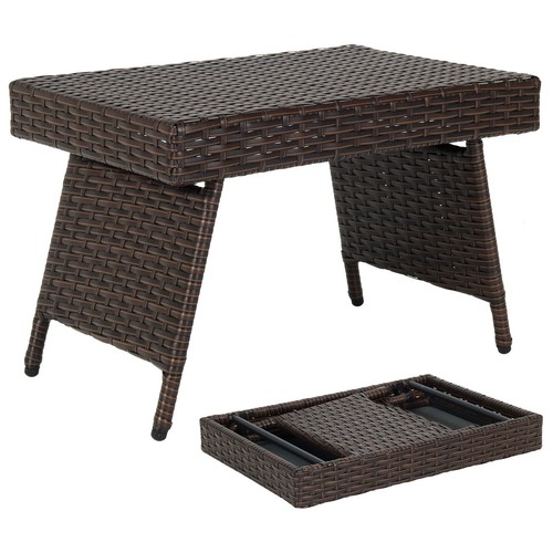 Outdoor folding coffee table - coffee,