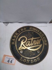 Ratner Brass Safe Plaque