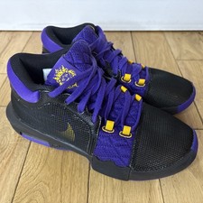 Nike Lebron Witness VIII Trainers Shoes, Black Purple Men UK 6,gym,sports 