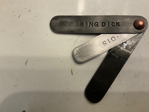King dick thickness feeler - thickness,