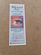 TNEWL33 ADVERT 11X4 WIDESPREAD PANIC : 'DON'T TELL THE BAND' ALBUM