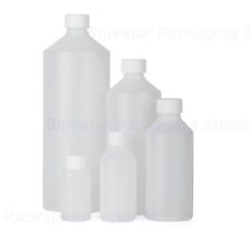 Plastic Bottles Natural HDPE
