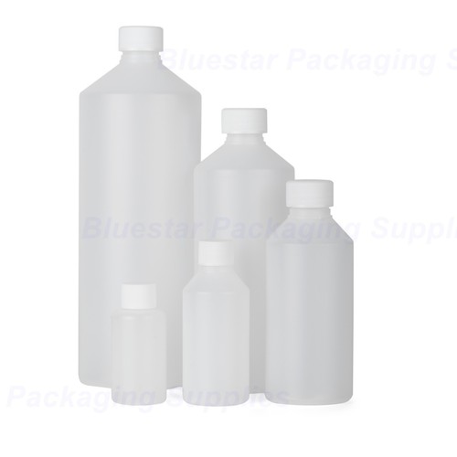 Plastic bottles natural hdpe - bottles,
