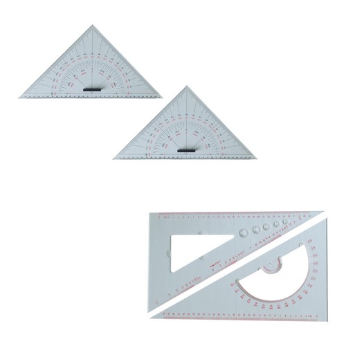 Chart drawing triangle ruler - chart,