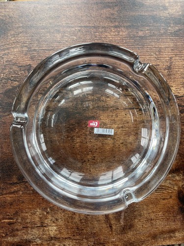 Large glass ashtray cigarette - glass,