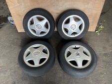 1998 VAUXHALL ASTRA 15" ALLOY WHEELS WITH TYRES 195/60 15 FULL SET
