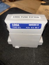 W T Henley 100a Series 8 Cut Out Fuse Carrier & Base 415v