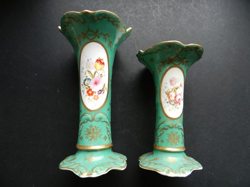 Pair 19th staffordshire - pair,