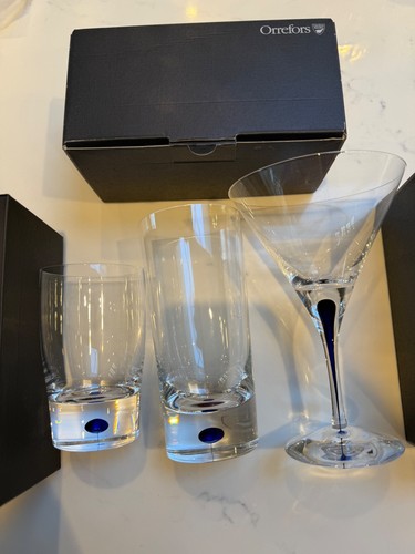 Orrefors intermezzo blue - intermezzo,
