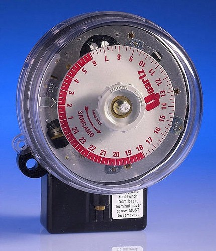 Sangamo round pattern - , time