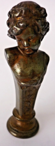Antique nouveau figural bronze - nouveau,
