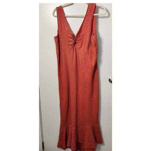 Cut loose linen sleeveless - cut,