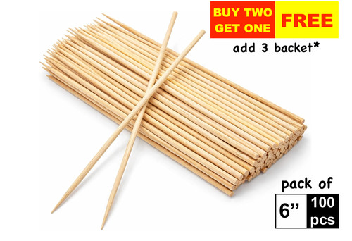 100 15cm round wooden - 100,