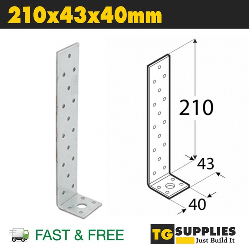 Heavy duty galvanised angle - galvanised, l