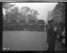 Army trucks in a parade for the return of General Pershing F- New York Old Photo