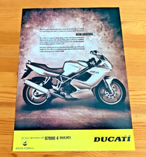 DUCATI ST2 - FRAMEABLE COLLECTIBLE ORIGINAL CLASSIC BIKE MOTORBIKE ADVERT