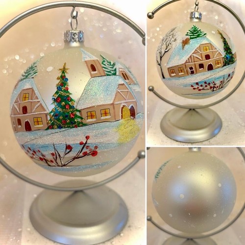 Large 10cm christmas - 10cm, glass