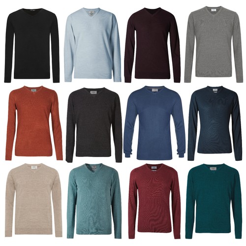 New neck jumpers mens ex - v,