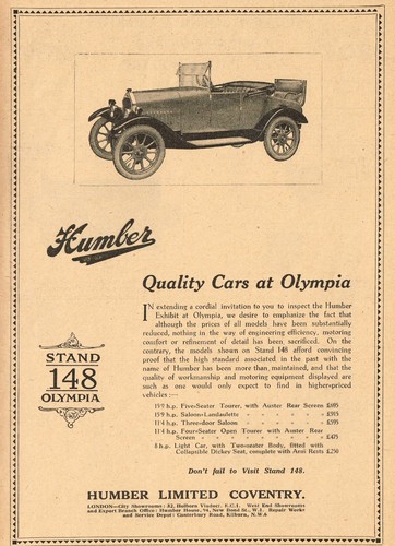 1920s rare antique humber - antique,