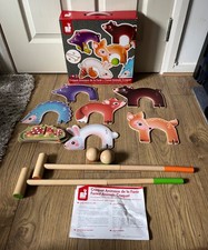 Forrest Animals Wooden Croquet