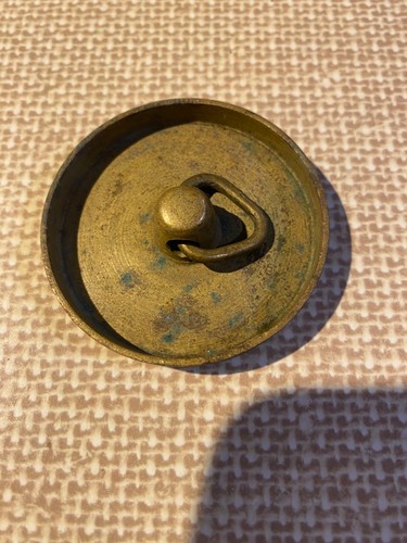 Antique vintage brass bath - brass,