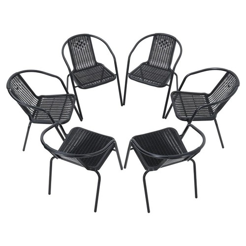 Set black stackable - set, 6