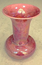 Ruskin high glaze "raspberry" pottery, made 1925