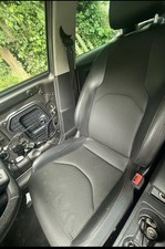 2015 SEAT LEON FR HALF LEATHER DRIVER SEAT RED STITCHING 5 DR