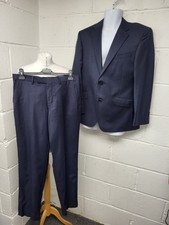 M&S Sartorial Navy Blue Wool 2