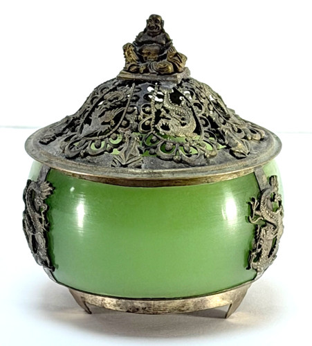 Antique chinese green glass - chinese,