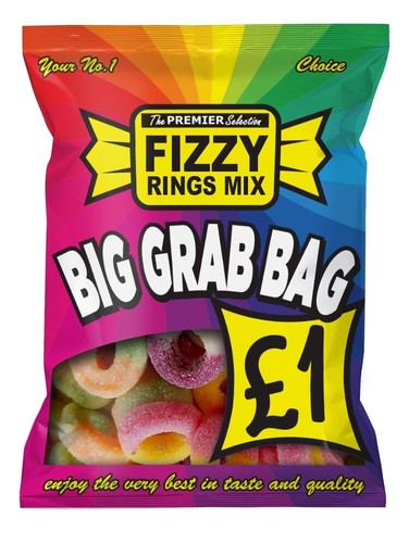 3kg fizzy rings mix - fizzy, |