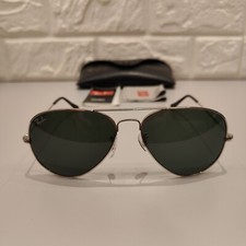 Ray-Ban RB3025 Vintage Aviator Sunglasses Driving Series Chromax Lenses Chrome-1