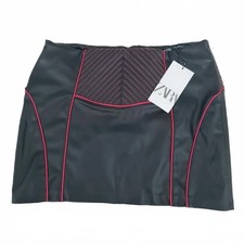 Zara Faux Leather High Waisted