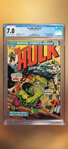 Incredible hulk 180 - incredible, 7.0