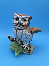 Vintage PORCELAIN Owl Figurine