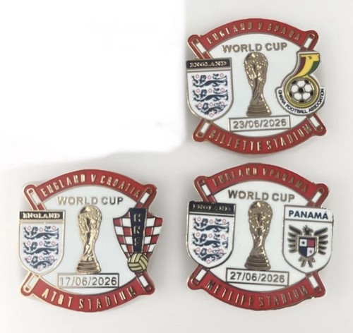 England 2026 badge bundle - x3,