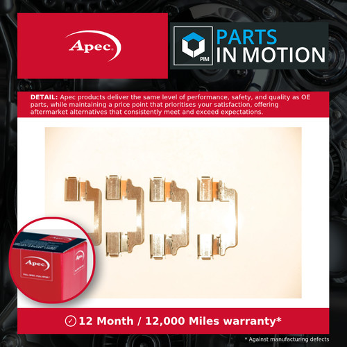 Brake pad fitting kit rear - kit,