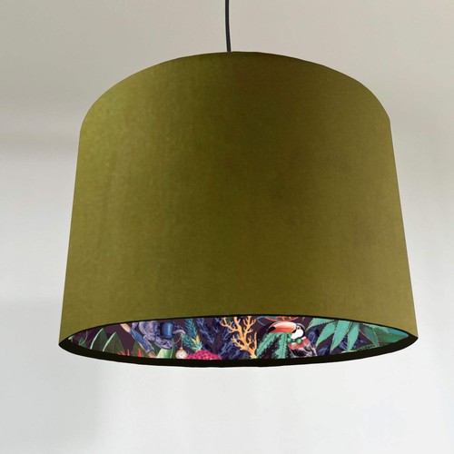 Olive green velvet wonderland